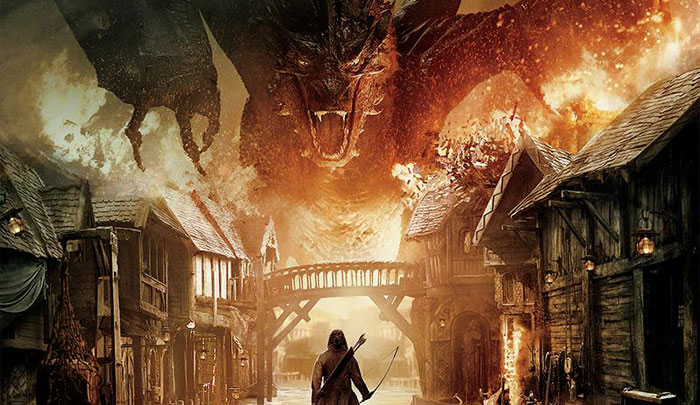 ภาพจากหนังเเละโปสเตอร์เเรกของ The Hobbit: The Battle of the Five Armies